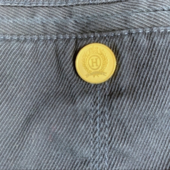 Tommy Hilfiger women's navy and red denim skirt, 8 - Picture 7 of 8